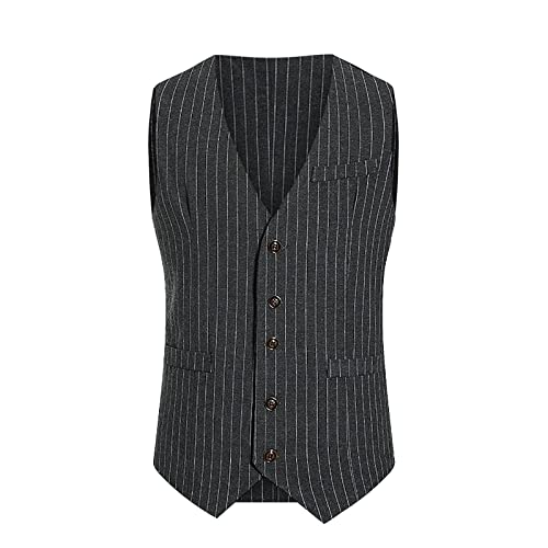 Men's Suit Vests Business Casual Wedding Prom Button Up Work Vest Herringbone Tuxedo Vintage Classic Formal Vests2