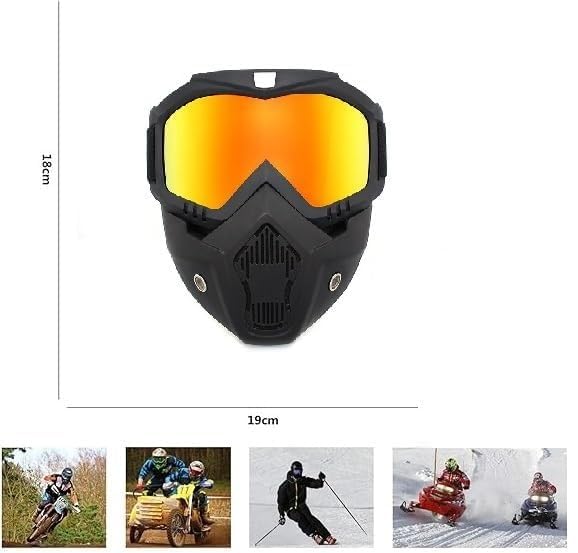 rhonnium Glasses Ski Masks Snow Board Goggles Off Road 3