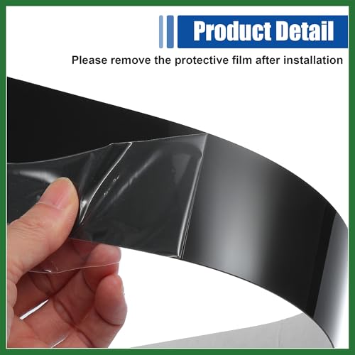 Pegatinas para puerta de coche Lancer Sedan 2008-2017 negro brillante de larga duración 5