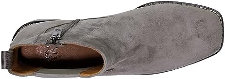 Donald Pliner Women's Flower Suede Fashion Boot, Smoke, 9.5 | Image 6