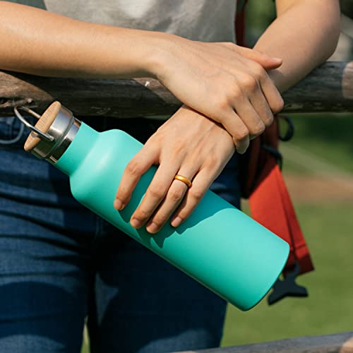 ThunderFit Silicone Wedding Bands for Women, Dome Unique Anniversary Rings 5.5mm Wide 2mm Thick - 1/2/3/4/5/6/7/8/12 Variety Multipack4