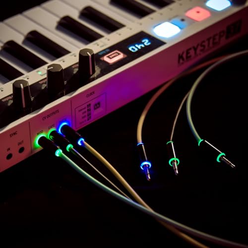 Câble mini jack mono MyVolts Candycords Halo illuminez vos sessions de synthé modulaire - 2