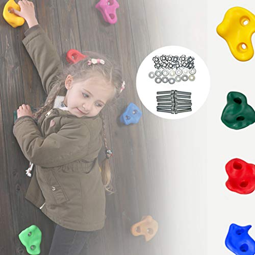 Ifoyo PSTZ470MX Rock Climbing Holds, 20 Large Climbing Rocks For Indoor Outdoor Playground Set thumb #6