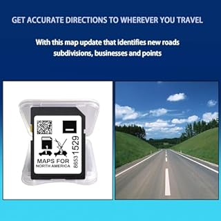 Latest Version Navigation SD Card Compatible with GM Vehicles, 86531529 Map Update fit for GMC, Chevrolet, Cadillac and Buick