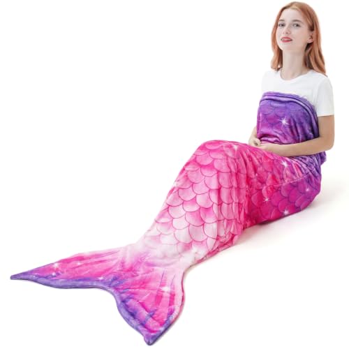 WERNNSAI Mermaid Tail Blanket