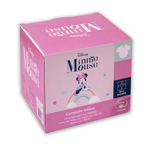 Miniatura 7 de Minnie Mouse, Juego De Sábanas Para Cuna, 100 Algodón, Juego De Sábanas Para Bebé, Disney Mickey Mouse, Sábana Encimera, Funda De Almohada, Rosa
