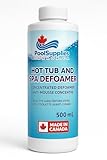 Hot Tub Defoamer (500ml) Highly Concentrated Spa and Hot Tub Foam Remover – Instantly Eliminates and Prevents Foam in Spa Water – Easy-to-Use - by Pool Supplies Canada