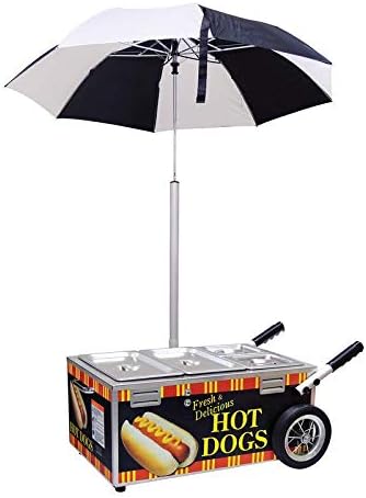 Mini Hot Dog Steamer Cart Go Anywhere Merchandiser
