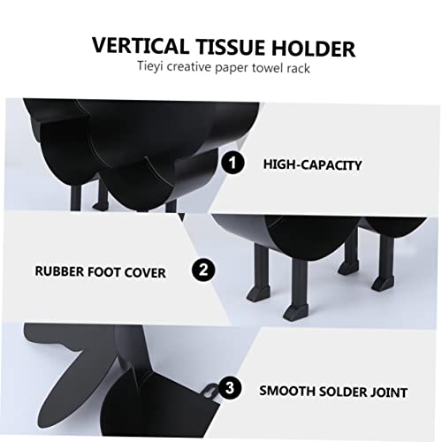Angoily Rollo Soporte para Toallas De Papel Centro De Mesa Rustico Organizador del Estante del Inodoro Decoración De Escritorio De Banquete Almacenamiento Planchar Caja De Papel Higienico - imagen 8