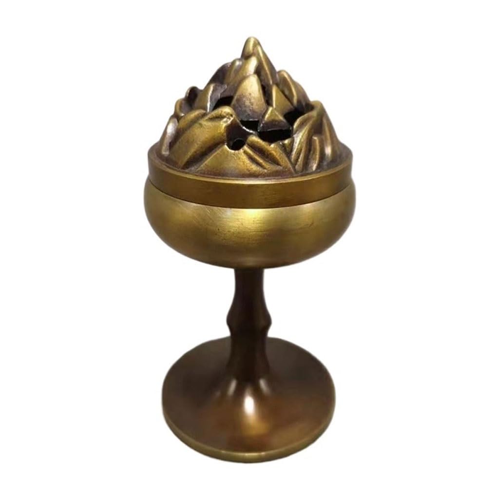 Incense Burner Creative Home Incense Burner Brass Antique Ornaments Meditation Room Accessories Decoration Waterfall Incense Burne