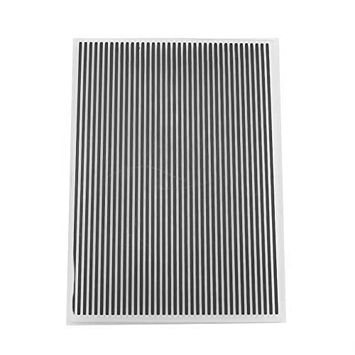 PUPUZAO Plastic Embossing Folder Vertical Stripes