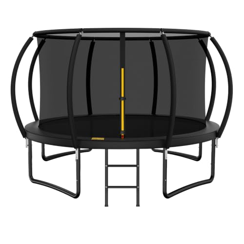ARMY Vanca 10 ft Round Trampoline with Curved Poles