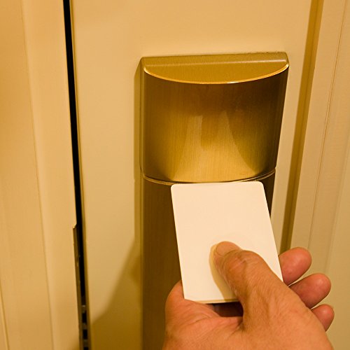 YIQing RFID 125Khz Writable Rewritable T5577 Proximity ID Thin Card (0.8mm) for Door Control Entry Access, Hotel Key Card (Pack of 15PCS)
