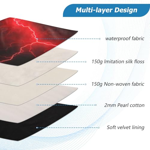 Funda Roja para Laptop 13-14 Pulgadas Impermeable y Antigolpes miniatura 4