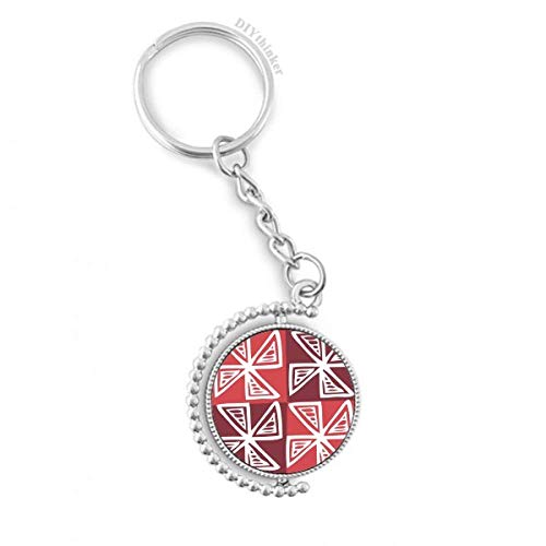 Llavero giratorio de Molino Rojo México totems con anillo de metal Pilgrim