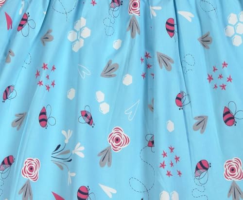 Image of Girls Pure Cotton Soft Frock with Astar, Printed Multicolor for Girl Child