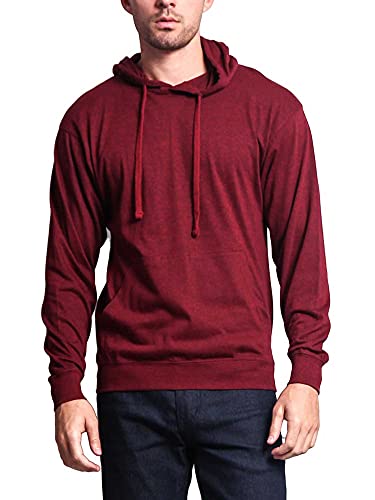 G-Style USA Men's Cross-Dyed Heather Jersey Lightweight Pullover…