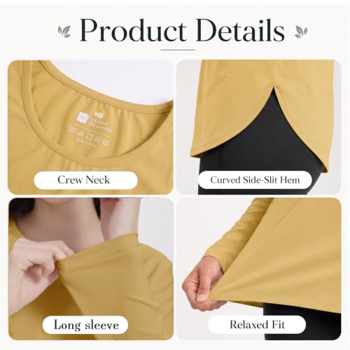 Women Tunic Tops Long Sleeve,Oversized Lounge Crew Neck Shirts by Haul Official - Used condition - Image 2