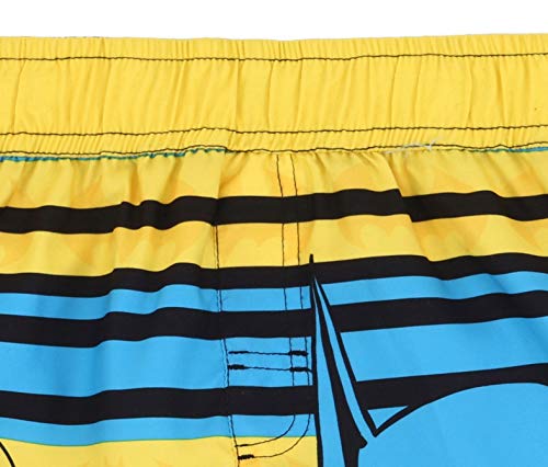 Warner Bros. Justice League Batman Toddler Boys Swim Bathing Suit Yellow/Blue 2T #TOP2