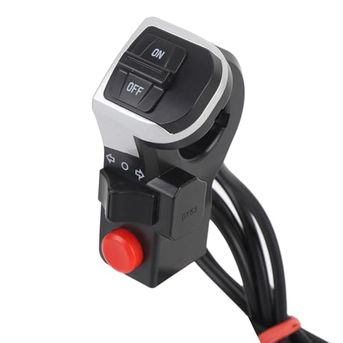 Funien Commutateur de Commande de Guidon Moto Compact 3 en 1 pour un Fonctionnement Fluide et des Fonctionnalités Améliorées – vue 8