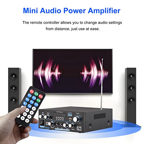 ZEYUAN Amplificador de potência de áudio AK-55 Amplificador de karaokê para carro doméstico Receptor