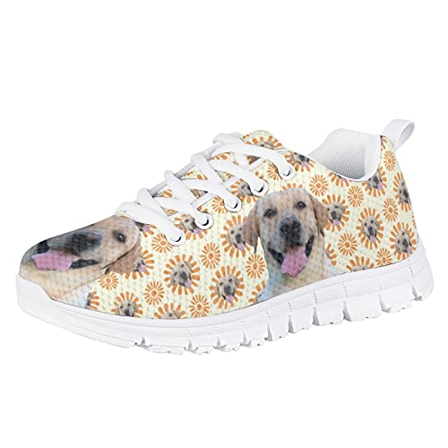 Yzaoxia Sneakers for Girls Kids Running Shoes Light Weight Non-Slip Comfortable Sneakers Breathable Mesh Walking Athletic Size 11-5