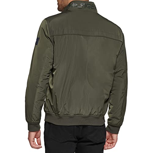 Image of Tommy Hilfiger Men's Performance Faux Memory Bomber Jacket