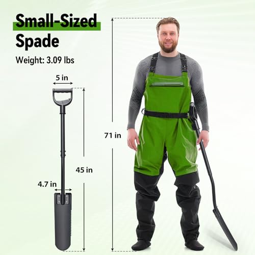 Spade Shovel with D Handle