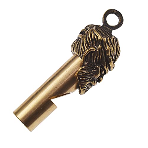 Silbato portátil de latón Monkey King para camping miniatura 4