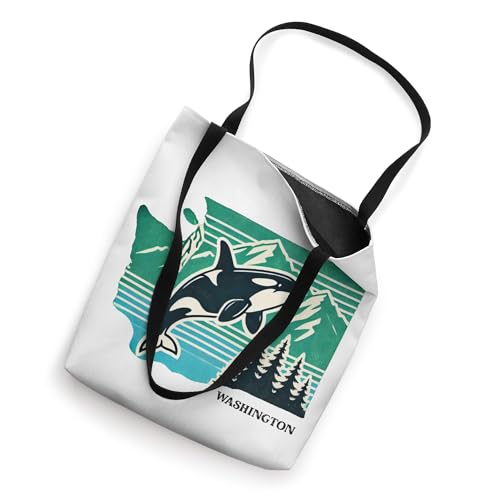 Bolso tote vintage del estado de Washington 'Evergreen', diseñado localmente miniatura 2