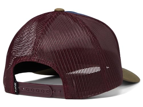 Image of RVCA Men's Trucker Hat, Adjustable Snapback Cap for Streetwear & Skating, Lightweight Breathable All-Day Comfort