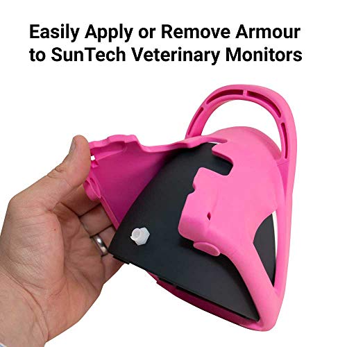 Image of Protective Armour for SunTech Vet20, Vet25 and Vet30 Series Monitors (Flamingo Pink)