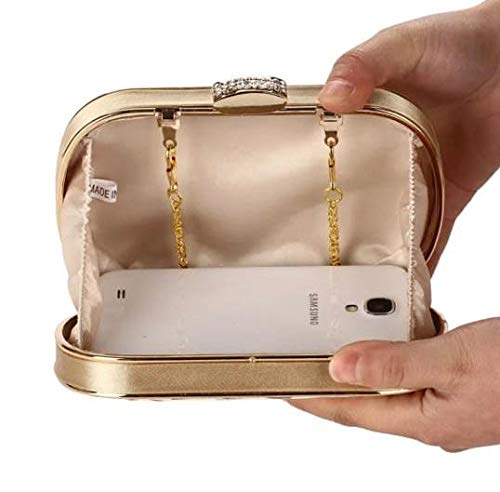 Image of TOOBA Handicraft Women's Box Clutch Bag Purse | Designer Evening Bag, Bridal Purse & Party Handbag Design - Wedding & Special Occasion Clutch