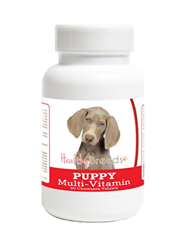 Healthy Breeds Weimaraner Puppy Dog Multivitamin Tablet 60 Count