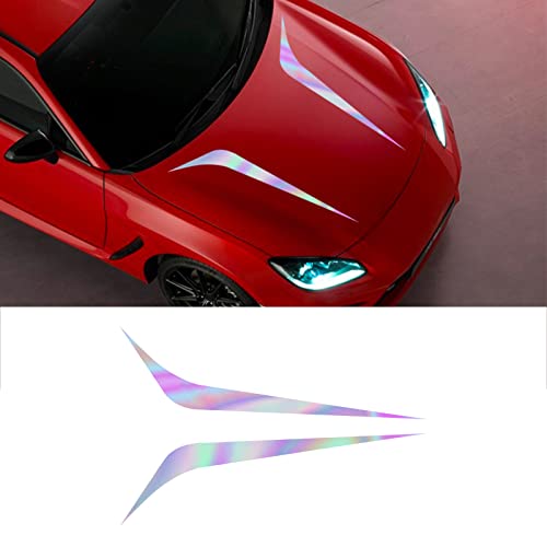 Lanzmyan Car Hood Decal Sticker Dbs009 Universal Hood Racing Body Side Vinyl Modified Stripe Exterior Decoration Decal Multicolor #TOP9