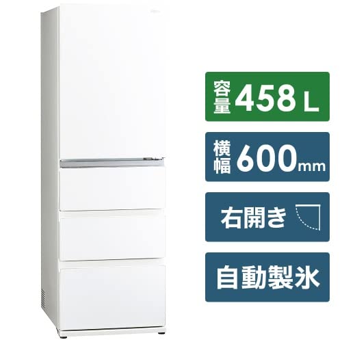 Amazon | AQUA 4ドア冷蔵庫(458L・右開き) クリアウォーム
