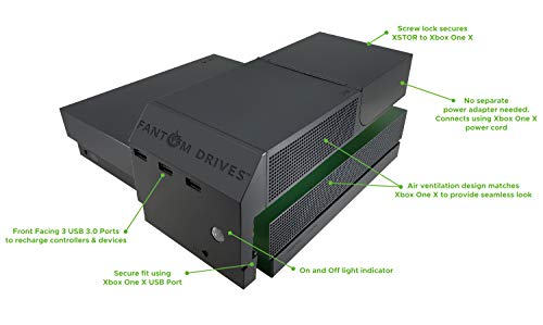 image for Fantom Drives FD 6TB Xbox One X Hard Drive - XSTOR - Easy Attach Desig
