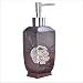 Tangerniu Dispenser di Sapone in Resina Creativa con Pompa Dispenser di Sapone for Mani da 12 Once Bottiglia di Resina for Bagno a Bocca Larga for casalinghi Grigi (Color : Grey And Beige)