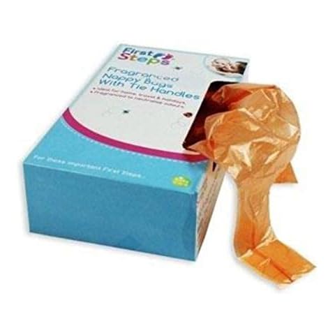 GOLTA Nappy Bags Scented 150 Nappy Sack In Total 1 Pack Thick Strong Leakproof With Easy Tie Handles Hygienic Baby Disposal Waste Bin Ideal For Home Travel And Holidays Fragranced To Neutralize Odour Cover