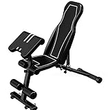 AWJ Startseite Multifunktions Supine Brett Sit-ups Fitness Chair Hantelbank Ausrüstung Geeignete Training Muskeln für Männer und Frauen