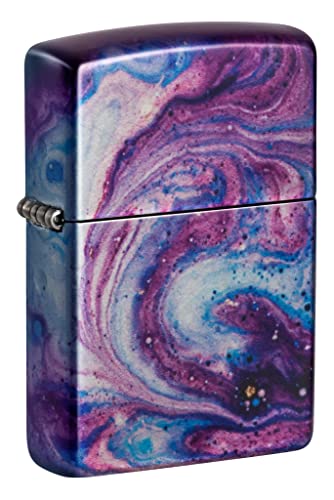 Zippo Sturmfeuerzeug - Universe Astro Design - 540 Fusion Tumbled Chrome Finish - Nachfüllbar - Wiederverwendbar - Windfestes Design - Geschenkbox - Made in USA