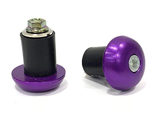 uve Moto - arrêts de Guidon de Aluminium Lilas pour Guidon de Intérieur Cover
