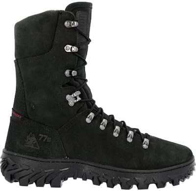 Rocky Code Red Wildlands 77 Fire Boot – Black, Men’s Size 11.5 – Durable Protective Footwear