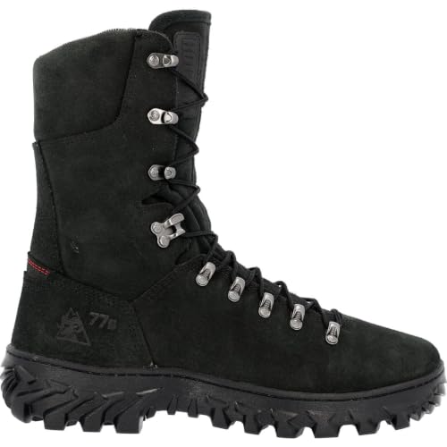 Rocky Code Red Wildlands 77 Fire Boot – Black, Men’s Size 11.5 – Durable Protective Footwear