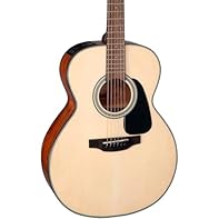 Solidbody Spruce Top Acoustic-Electric Guitar Jatoba Fingerboard - Natural Okoume Rear Sides Mahogany collar