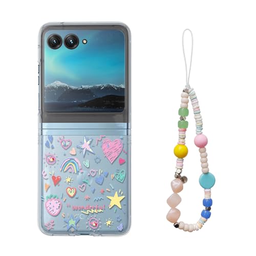 �X�}�z�g�уP�[�X�yMoto Razr 70/70S Razr 60/60S Razr 50/50S�Ή��z�ԕ��v�����g �蒠�^ �X�g���b�v�z�[���t�� �r�[�Y�X�g���b�v�t�� �N���A PC ���C�����X�[�d�Ή� �܂��� �w��h�~ �����Y�ی� �����y�� �l�C ����