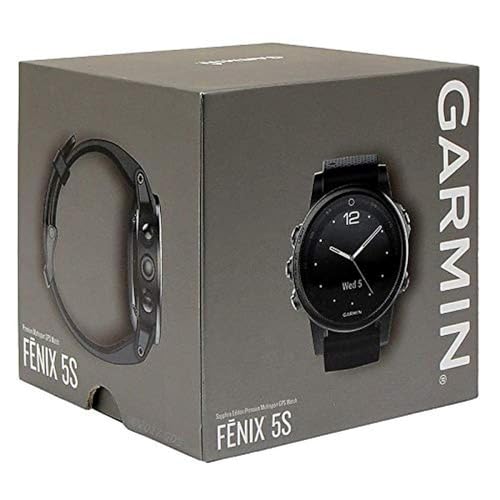 Image of Garmin QuickFit 22 Watch Band - Black Leather
