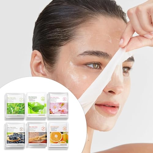 12PCS Sheet Face Mask,Face Masks Skincare Sheet,Sheet Masks Multipack,Skincare Face Masks,Pure Natural Plant Extracts, Moisturizing, Nourishing,Deep Cleansing Pores,for All Skin Types - Image 8