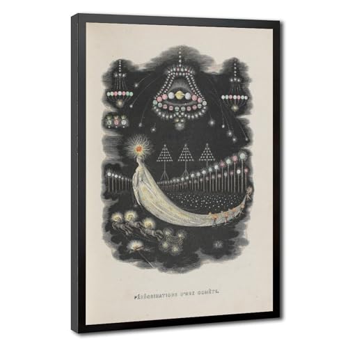 Toile Peregrinations of A Comet Grandville pour décor de bureau