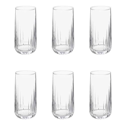 Paris Prix Secret de Gourmet - Lot de 6 Verres à Eau Diego 36cl Transparent